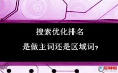 西安seo優化工作室：搜索優化排名做主詞還是區域詞?